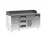 Холодильный стол для пиццы Полюс T70 Npizza 0,4-1 0430 Холодильный стол для пиццы Полюс T70 Npizza 0,4-1 0430, фото № 2