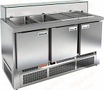Стол холодильный для салатов (саладетта) Hicold SLE3-111GN низкое стекло Стол холодильный для салатов (саладетта) Hicold SLE3-111GN низкое стекло, фото № 18