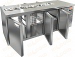 Стол охлаждаемый сквозной для салатов Hicold SL2T-111/GN (1/6) Стол охлаждаемый сквозной для салатов Hicold SL2T-111/GN (1/6), фото № 5